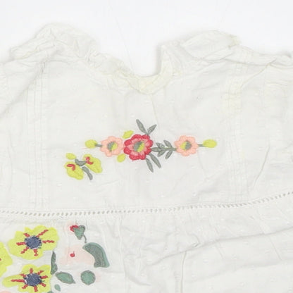 NEXT Girls White   Fit & Flare  Size 3-6 Months