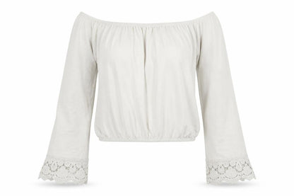 Womens UK Size 6 New Look White Basic T-Shirt