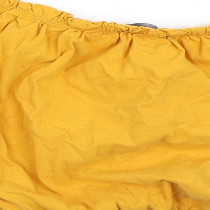 Primark Womens Yellow   Basic T-Shirt Size 12