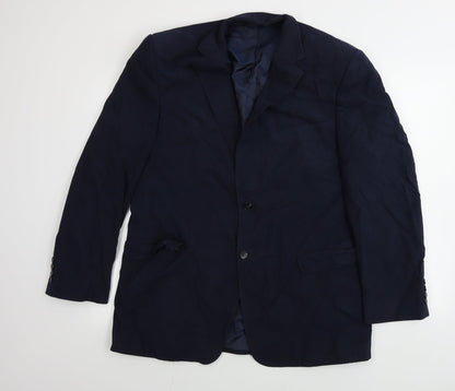 Mens UK Size 42 Marks and Spencer Regular Blue Suit Jacket