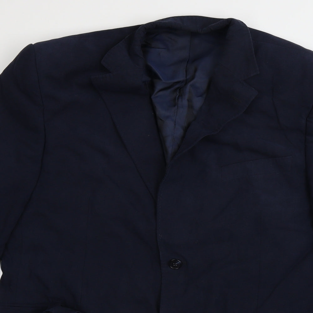 Mens UK Size 42 Marks and Spencer Regular Blue Suit Jacket