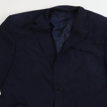 Mens UK Size 42 Marks and Spencer Regular Blue Suit Jacket