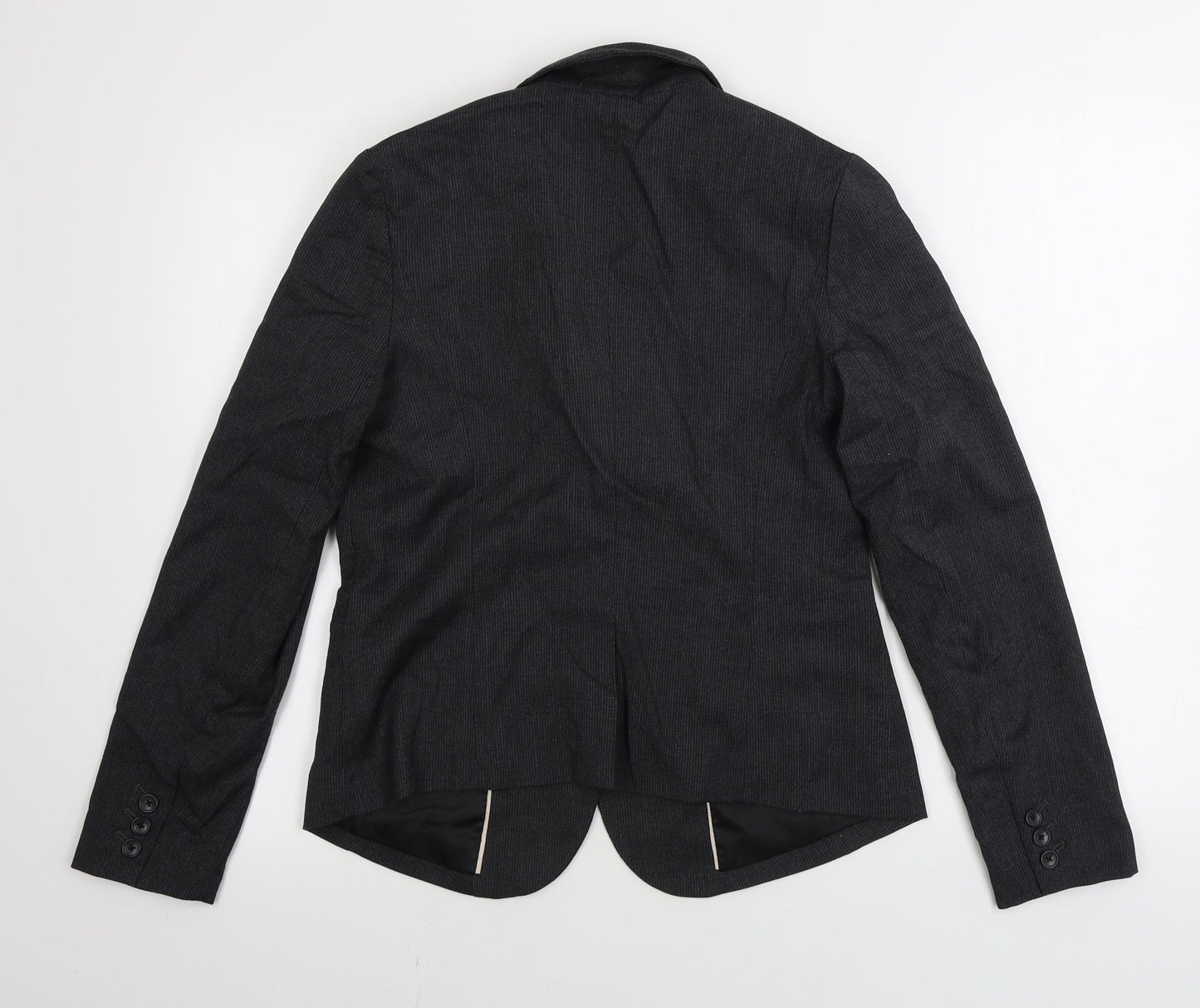 Gap  Womens Grey Striped  Jacket Blazer Size 8