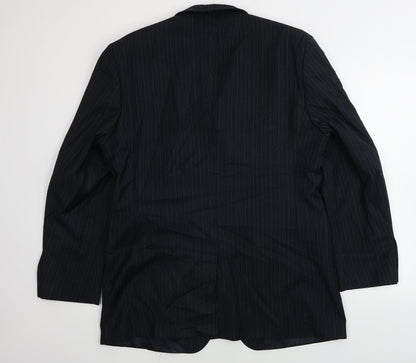 Mens UK Size 42 Burton Regular Black Suit Jacket