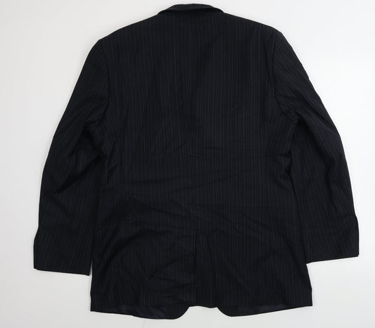 Mens UK Size 42 Burton Regular Black Suit Jacket