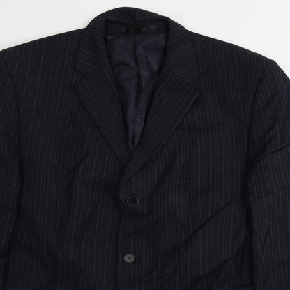 Mens UK Size 42 Burton Regular Black Suit Jacket