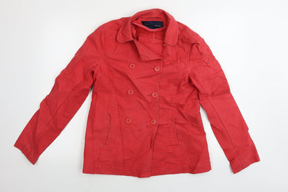 French Connection  Womens Red   Jacket Coat Size 10