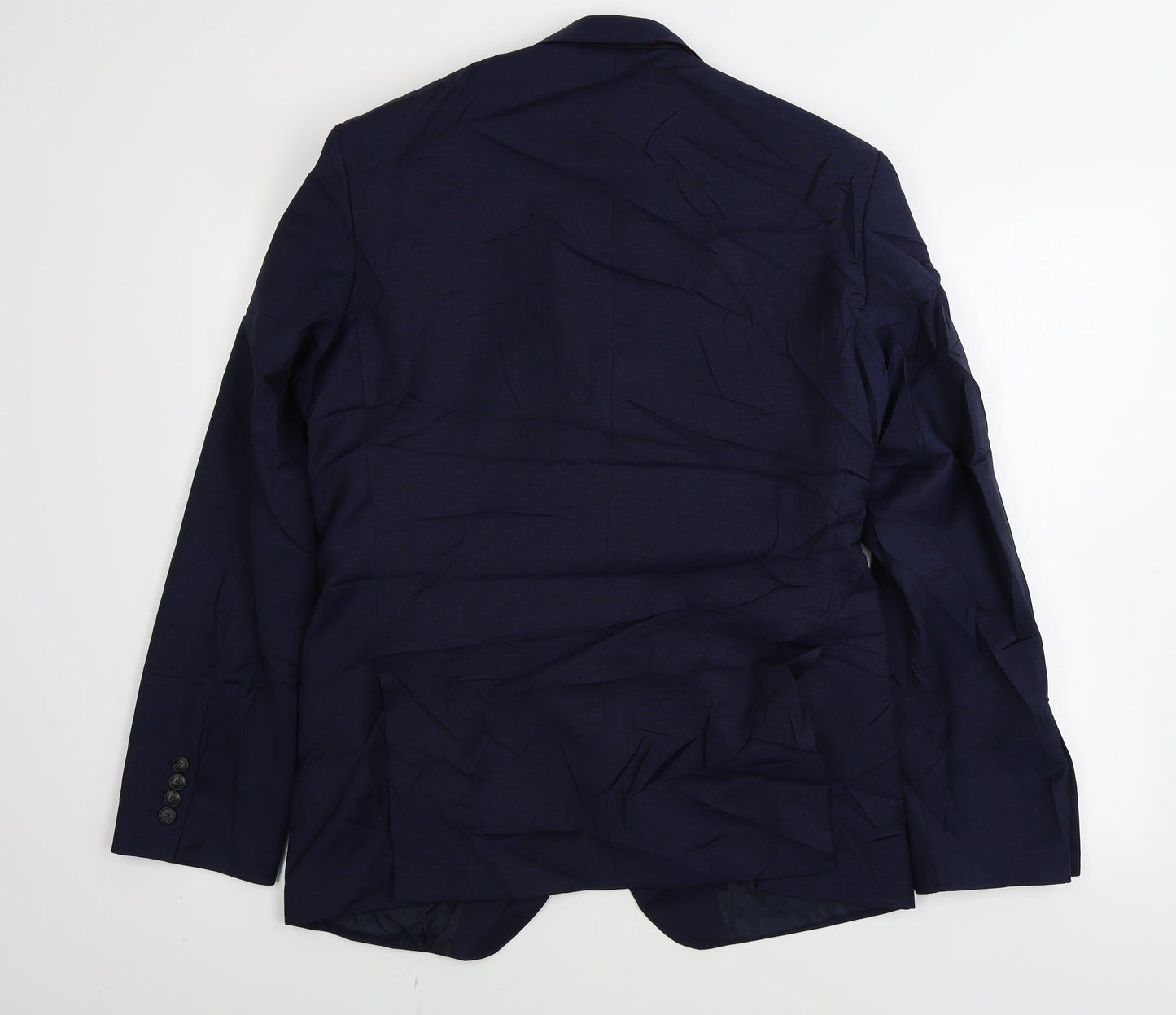 Mens UK Size 40 Marks and Spencer Regular Blue Suit Jacket