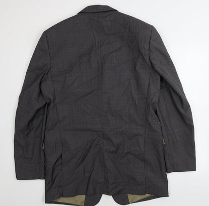 Mens UK Size 40 Marks and Spencer Regular Grey Suit Jacket
