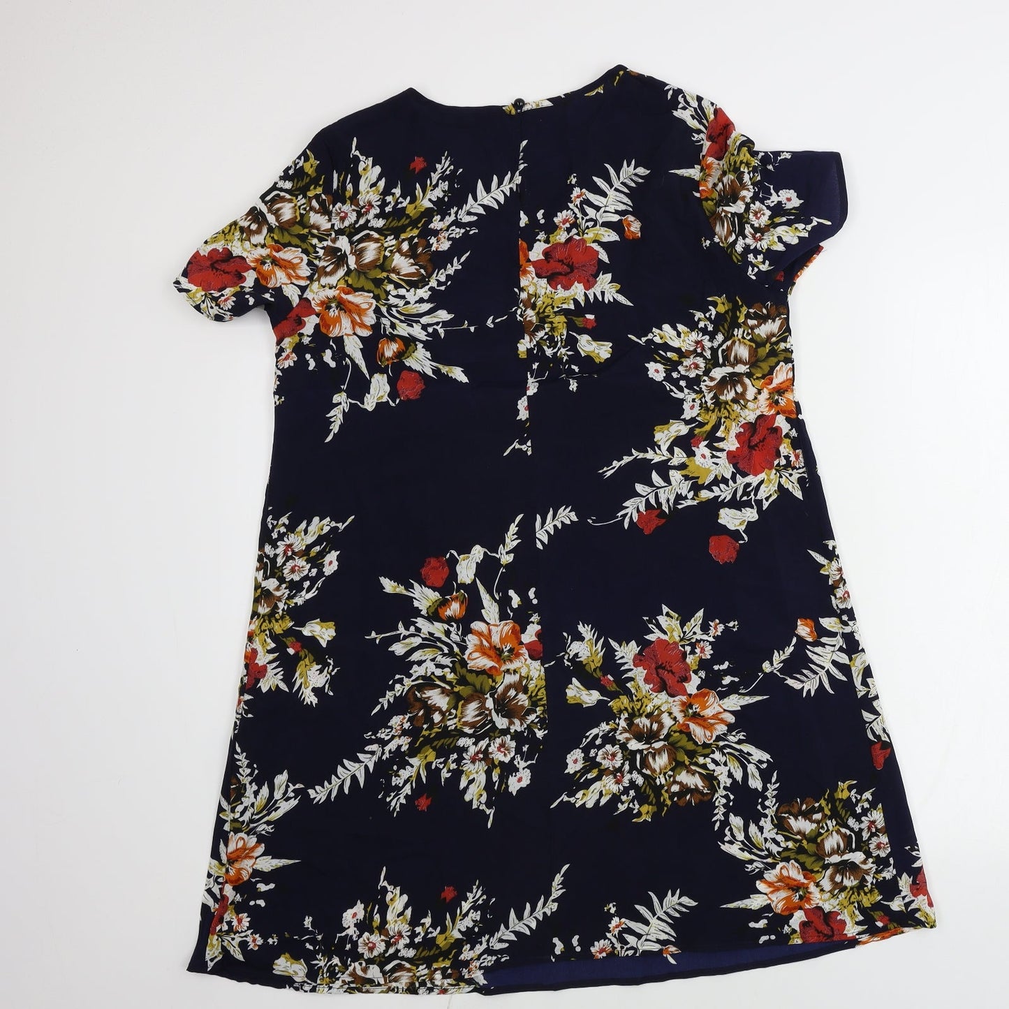 SheIn Womens Blue Floral  A-Line  Size 10