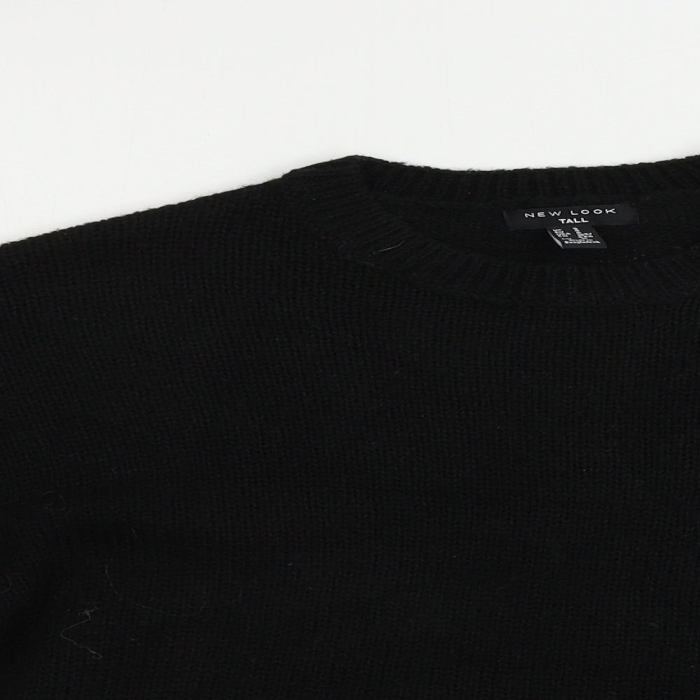 Womens UK Size S New Look Black Pullover Jumper