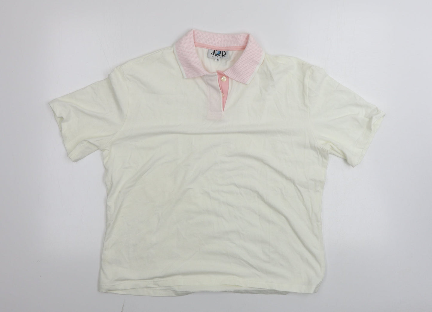 JRB Golf  Mens Ivory    Polo Size XL