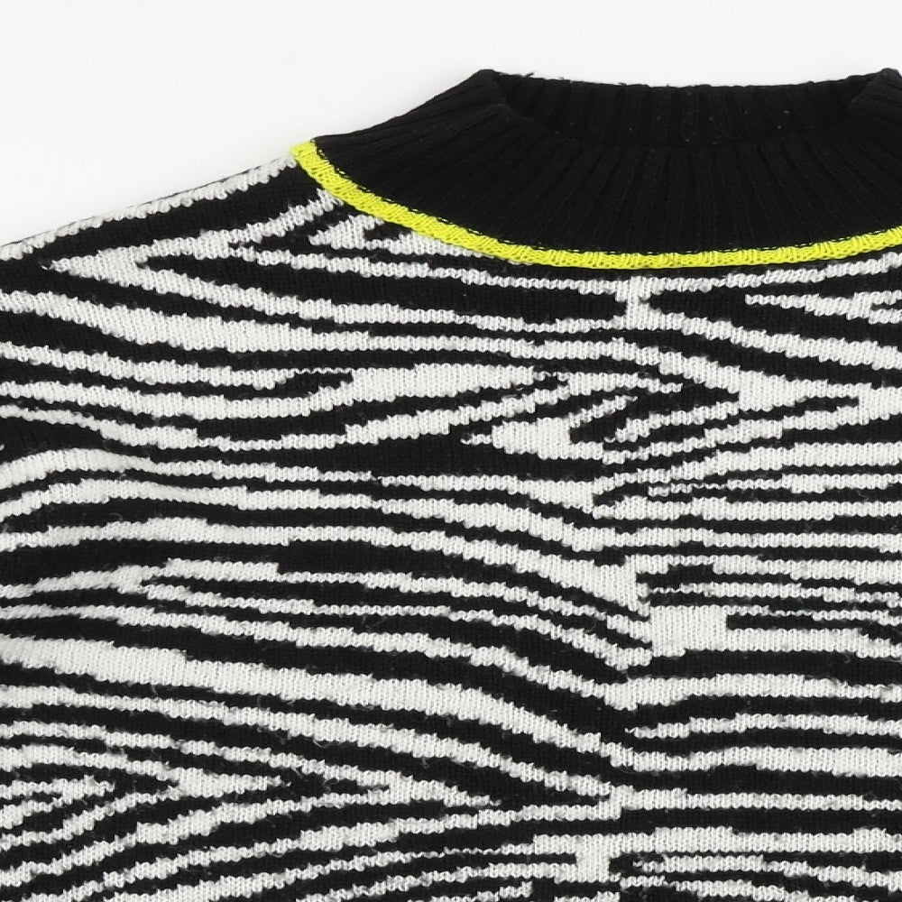 Primark  Womens White Animal Print  Pullover Jumper Size XS