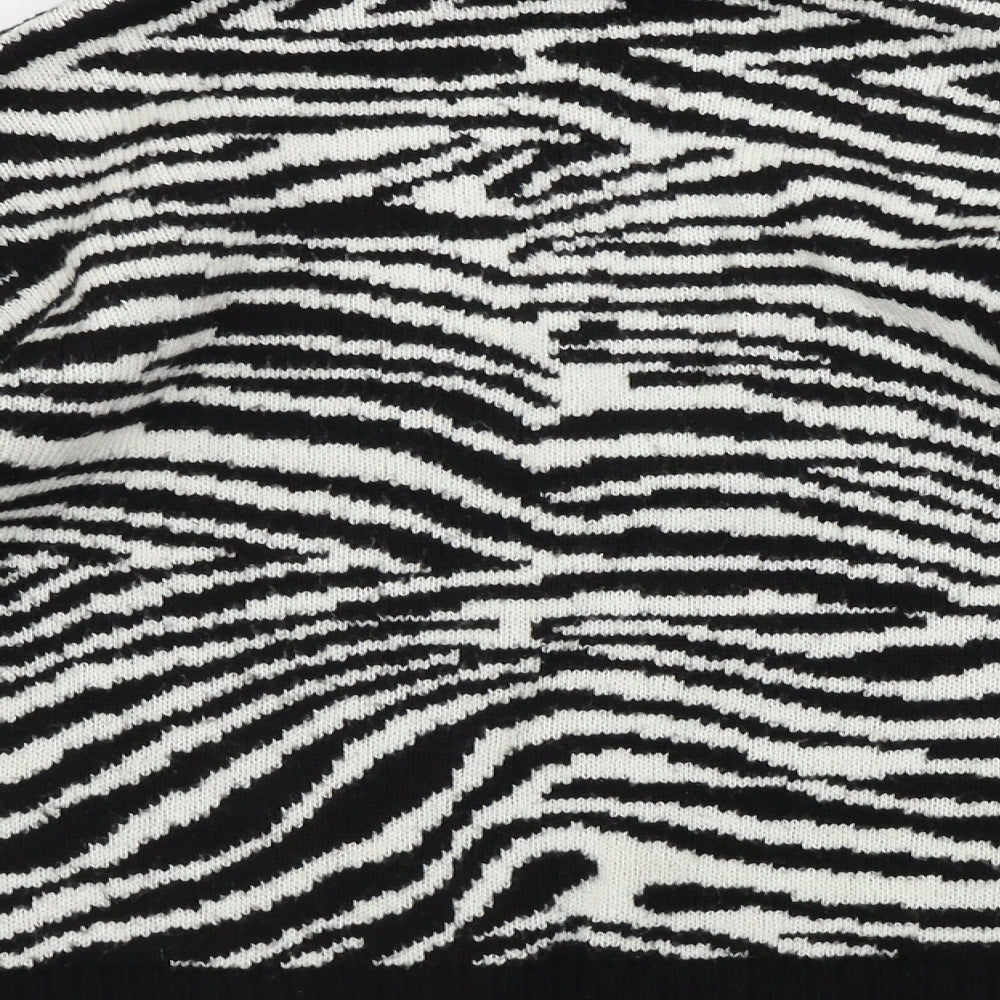 Primark  Womens White Animal Print  Pullover Jumper Size XS