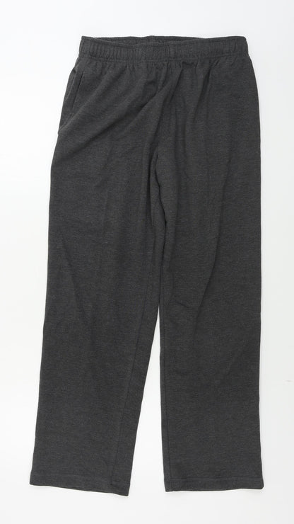 Womens UK Size 30 in Marks and Spencer Regular Fit Sweatpants Grey Trousers