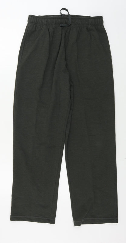 Marks and Spencer  Mens Green   Sweatpants Trousers Size 30 in L27 in