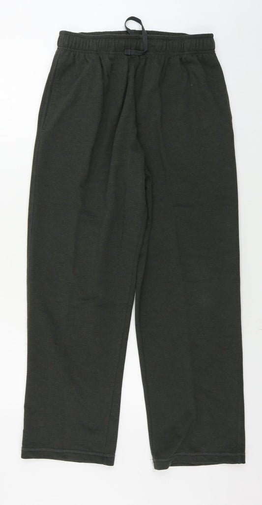 Marks and Spencer  Mens Green   Sweatpants Trousers Size 30 in L27 in