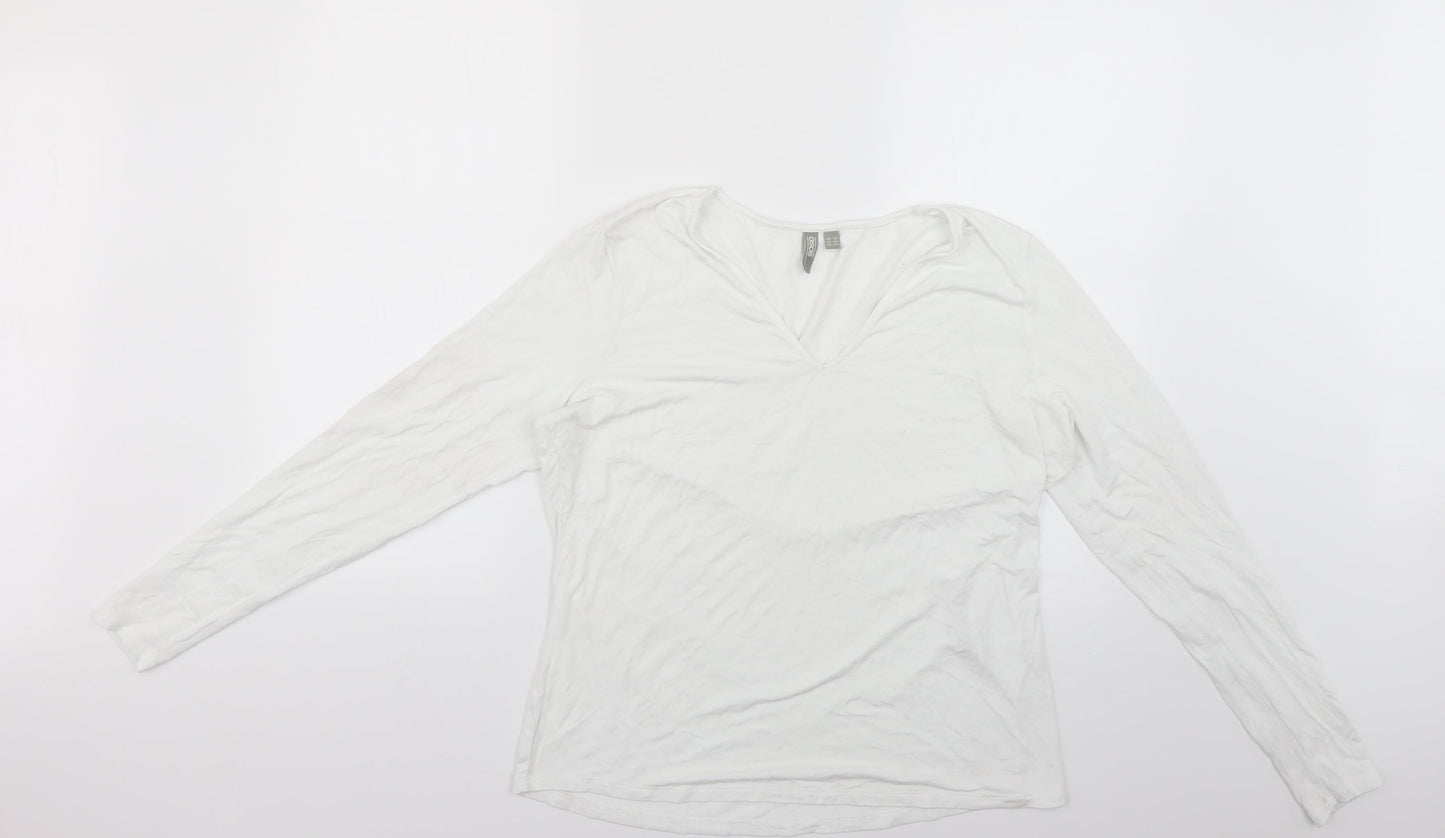 Womens UK Size 16 ASOS White Basic T-Shirt