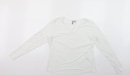 Womens UK Size 16 ASOS White Basic T-Shirt