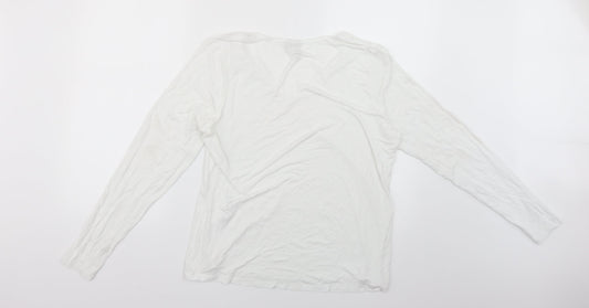 Womens UK Size 16 ASOS White Basic T-Shirt