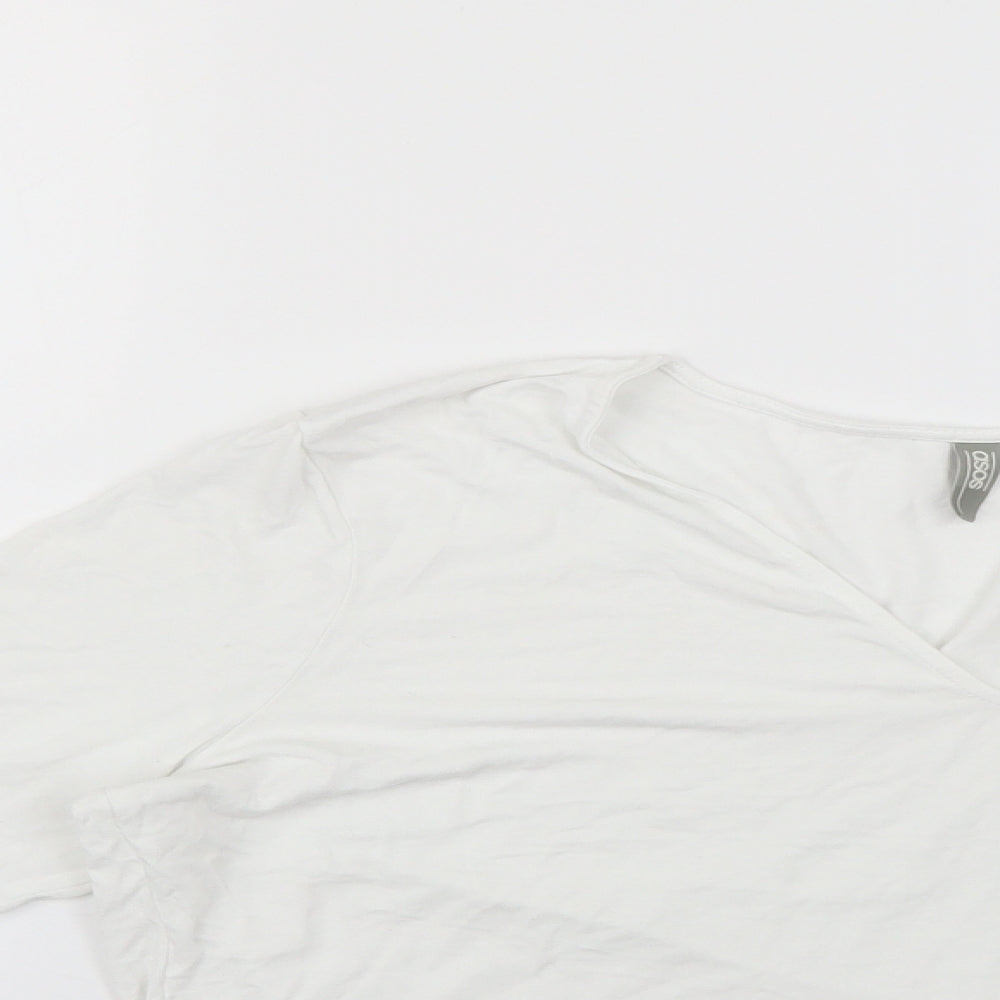 Womens UK Size 16 ASOS White Basic T-Shirt