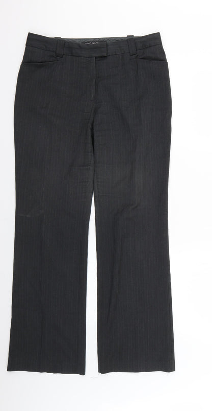 Womens UK Size 10 NEXT Regular Fit  Grey Trousers