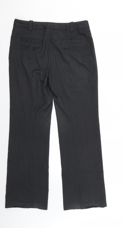 Womens UK Size 10 NEXT Regular Fit  Grey Trousers