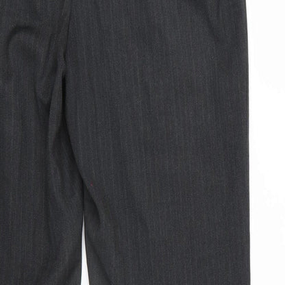 Womens UK Size 10 NEXT Regular Fit  Grey Trousers