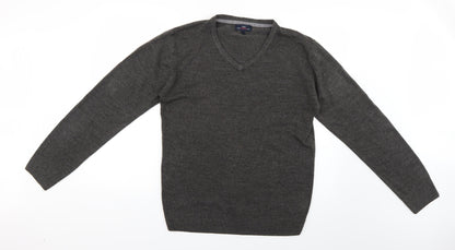 Easy Mens Grey   Pullover Jumper Size M