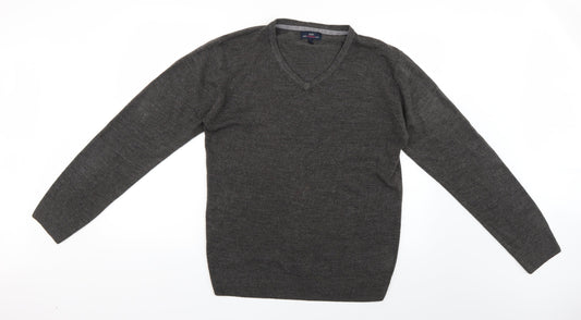 Easy Mens Grey   Pullover Jumper Size M