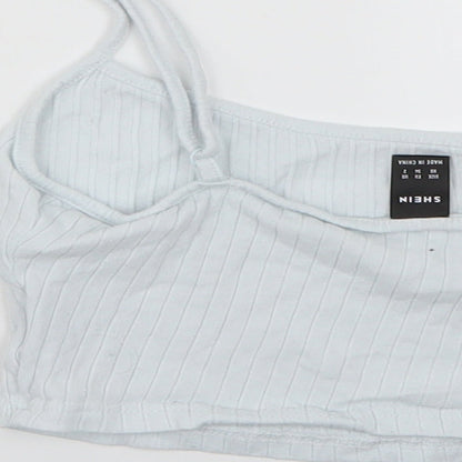 SheIn Womens Blue   Basic T-Shirt Size XS