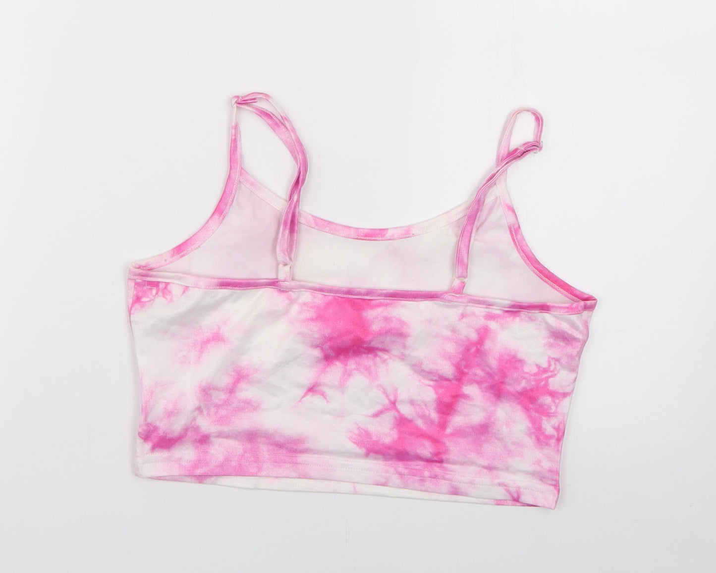 SheIn Womens Pink Geometric  Basic T-Shirt Size XS