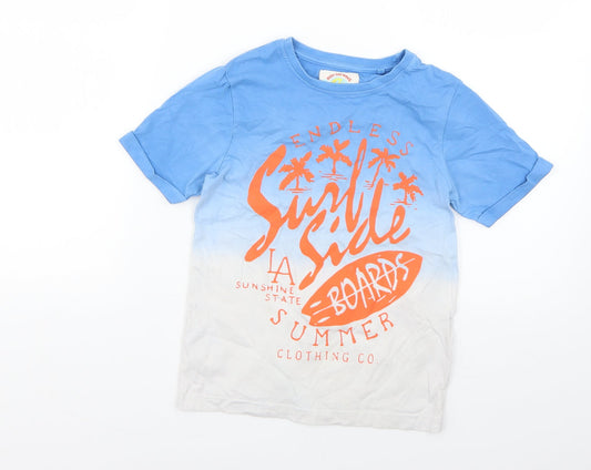 TU Boys Multicoloured Geometric  Basic T-Shirt Size 6 Years