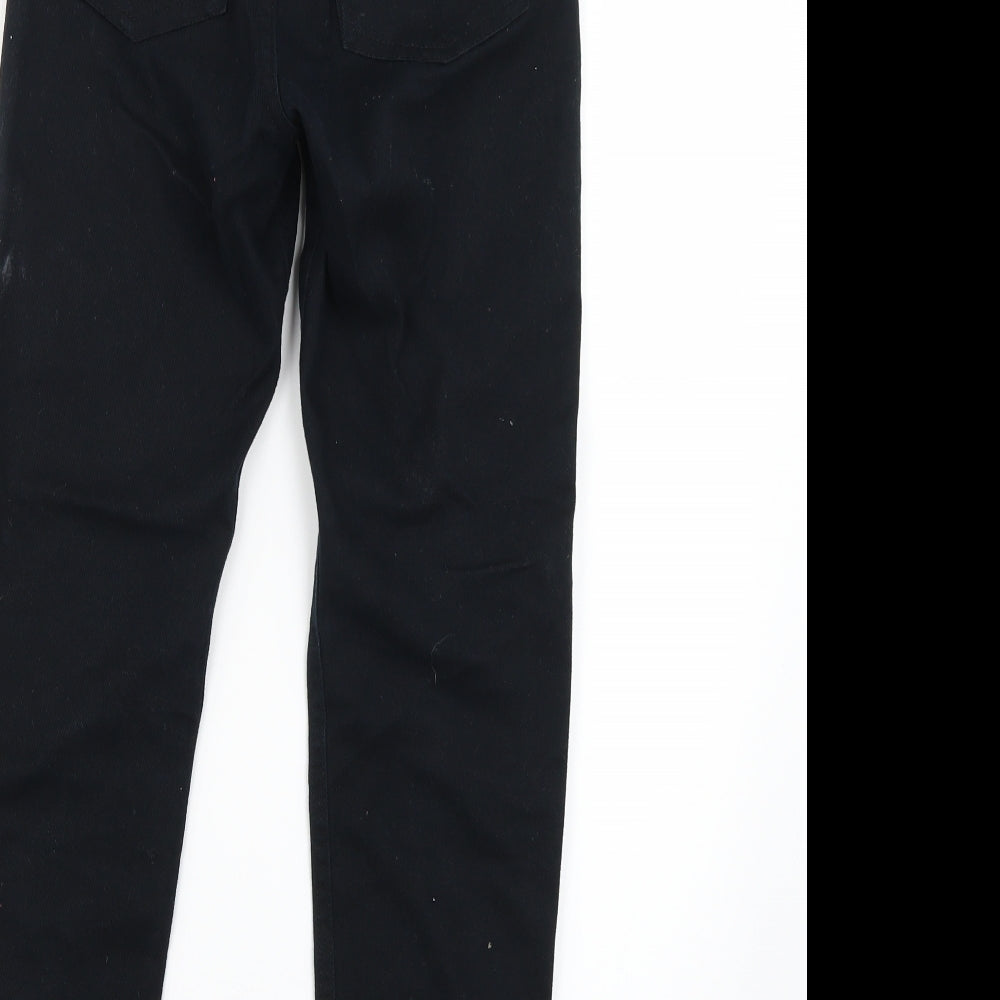 F&F Girls Black   Skinny Jeans Size 10-11 Years