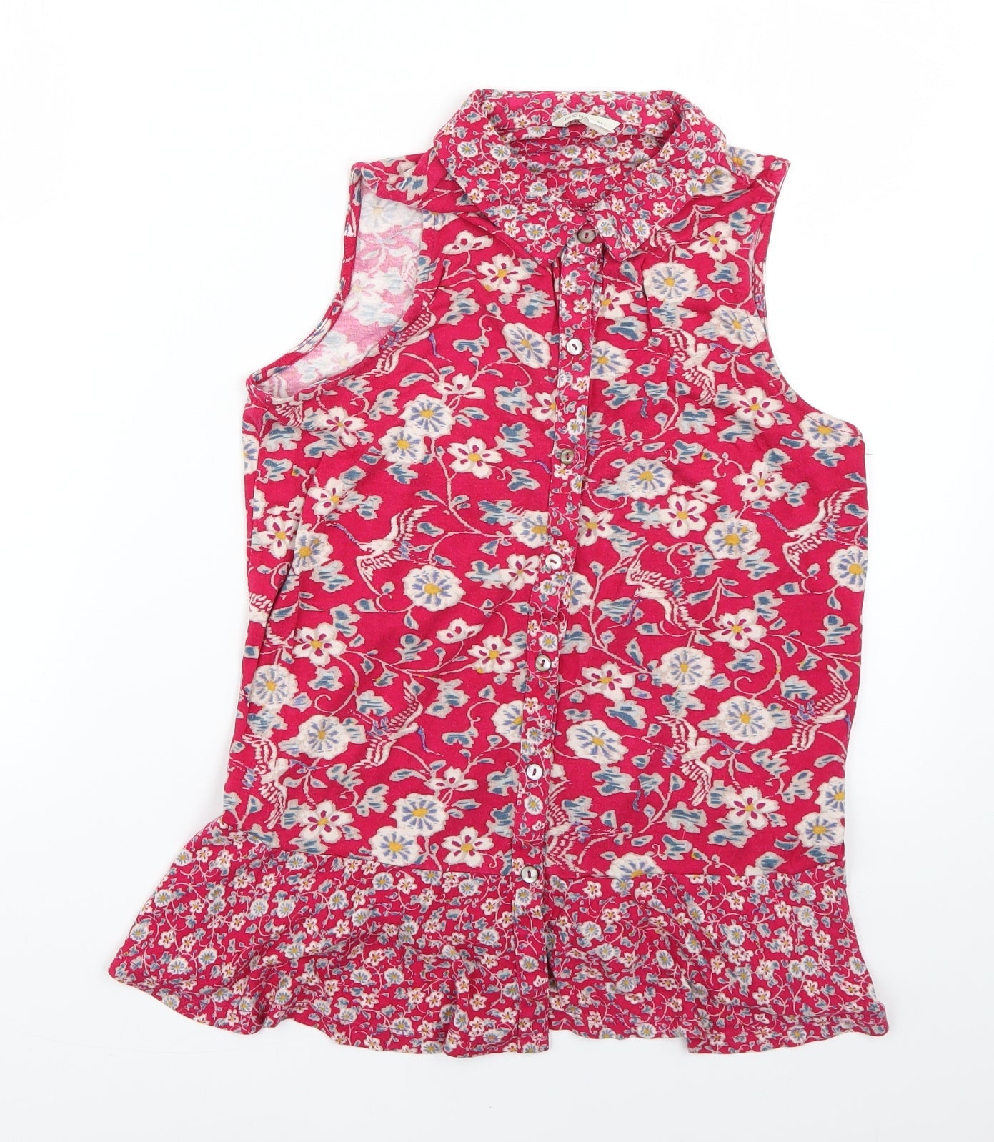 Womens UK Size 8 Monsoon Multicoloured Basic Blouse