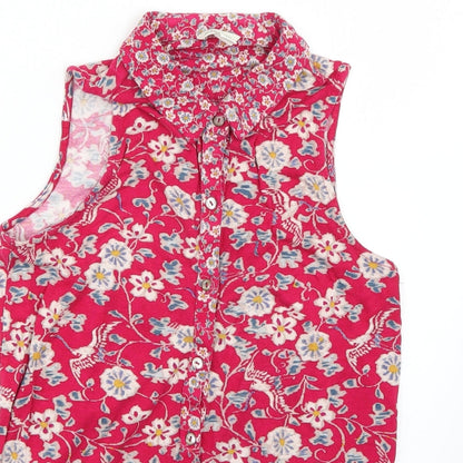 Womens UK Size 8 Monsoon Multicoloured Basic Blouse