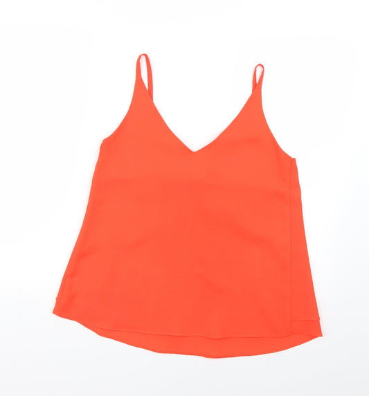 George Womens Orange   Basic Blouse Size 8