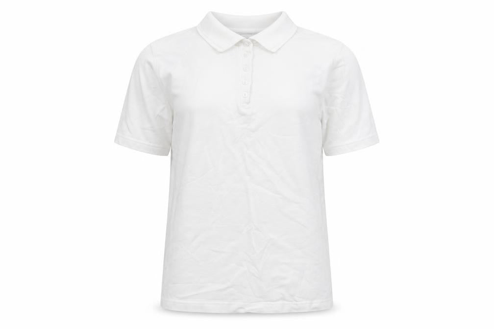 isle Girls White   Basic Polo Size 15-16 Years