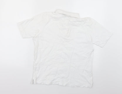 isle Girls White   Basic Polo Size 15-16 Years