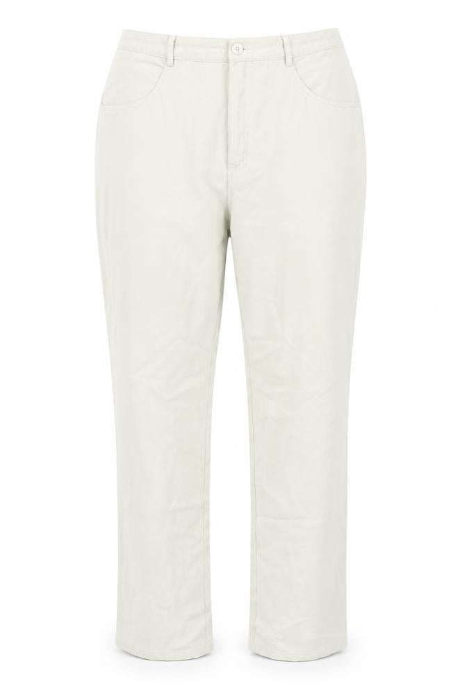 Womens UK Size 14 Femme Regular Fit  Beige Trousers