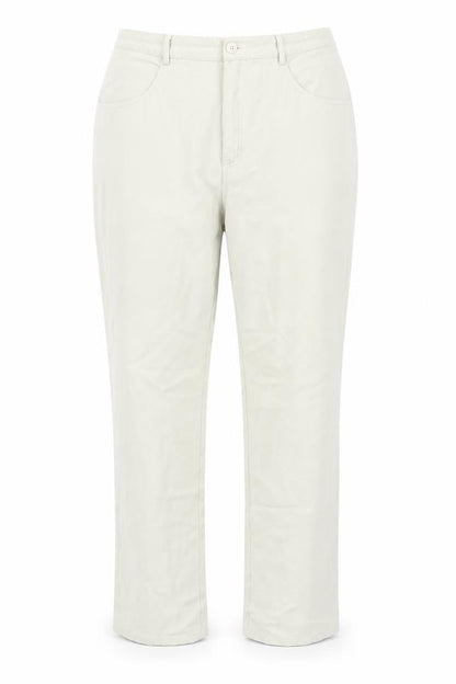 Womens UK Size 14 Femme Regular Fit  Beige Trousers