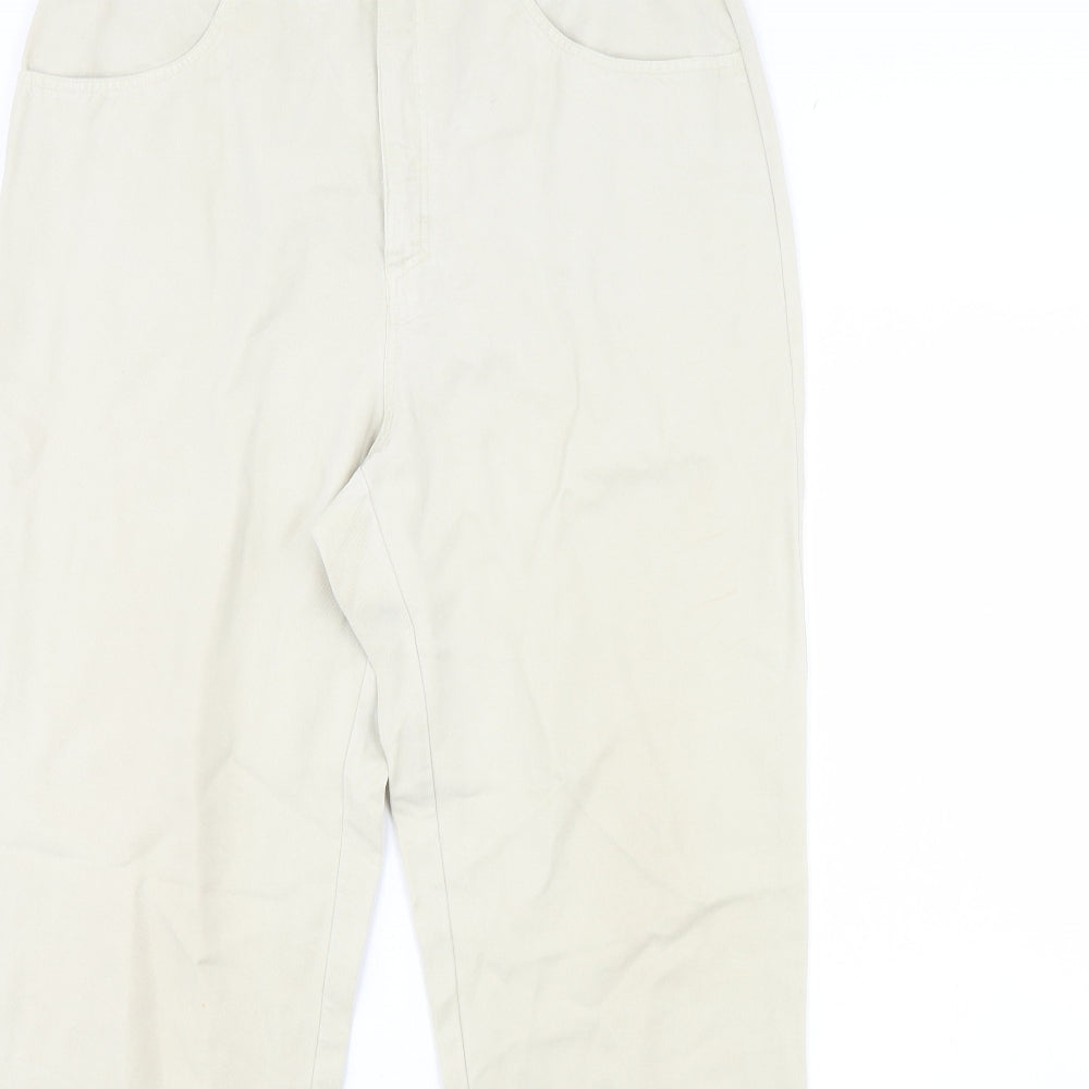 Femme Womens Beige   Trousers  Size 14 L28 in