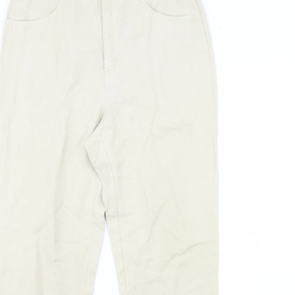 Femme Womens Beige   Trousers  Size 14 L28 in