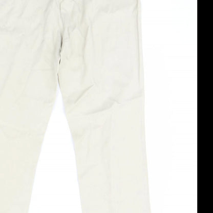 Femme Womens Beige   Trousers  Size 14 L28 in