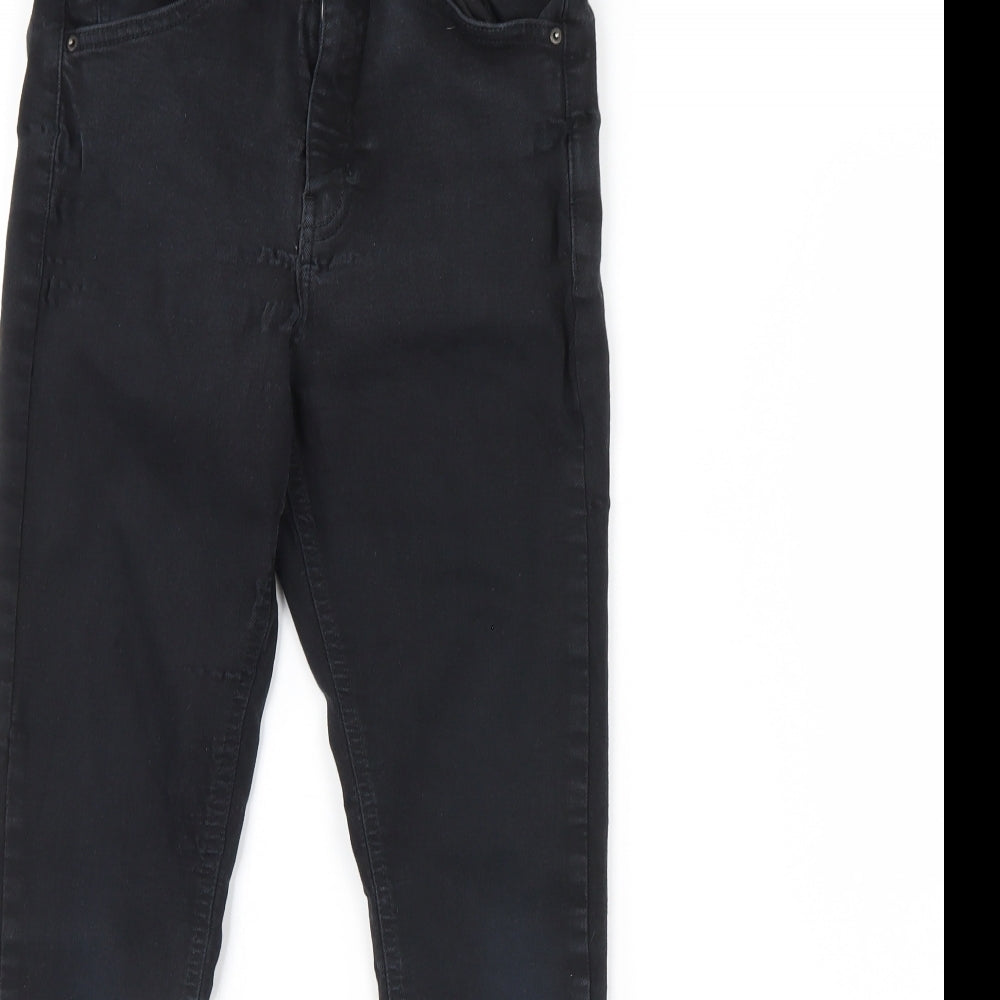 Topshop Womens Black  Denim Skinny Jeans Size 28 L28 in