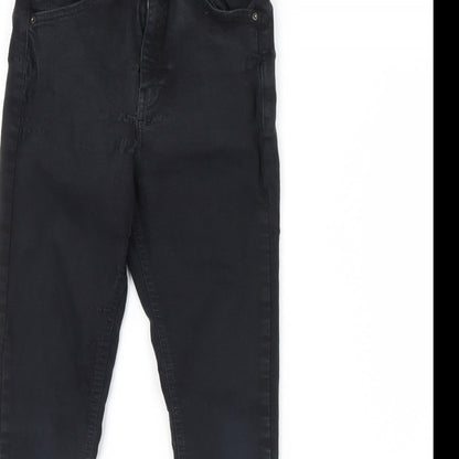 Topshop Womens Black  Denim Skinny Jeans Size 28 L28 in