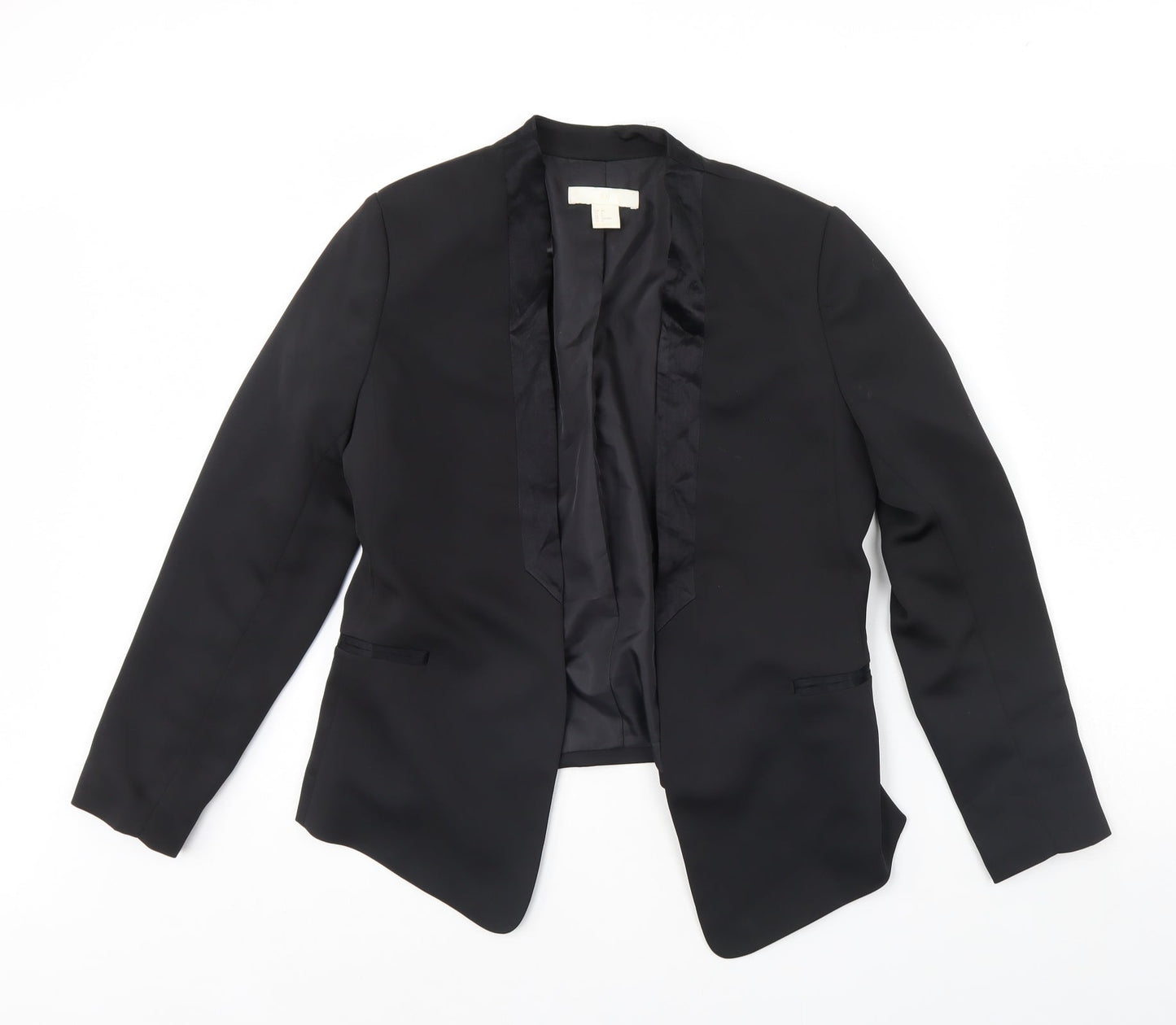 Womens UK Size 10 H&M Black Jacket