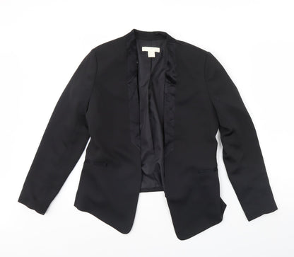 Womens UK Size 10 H&M Black Jacket