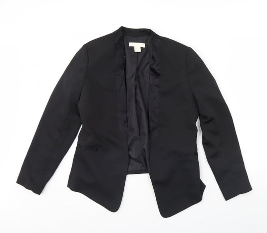 Womens UK Size 10 H&M Black Jacket