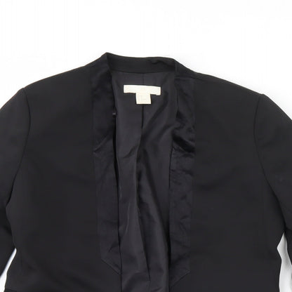 Womens UK Size 10 H&M Black Jacket